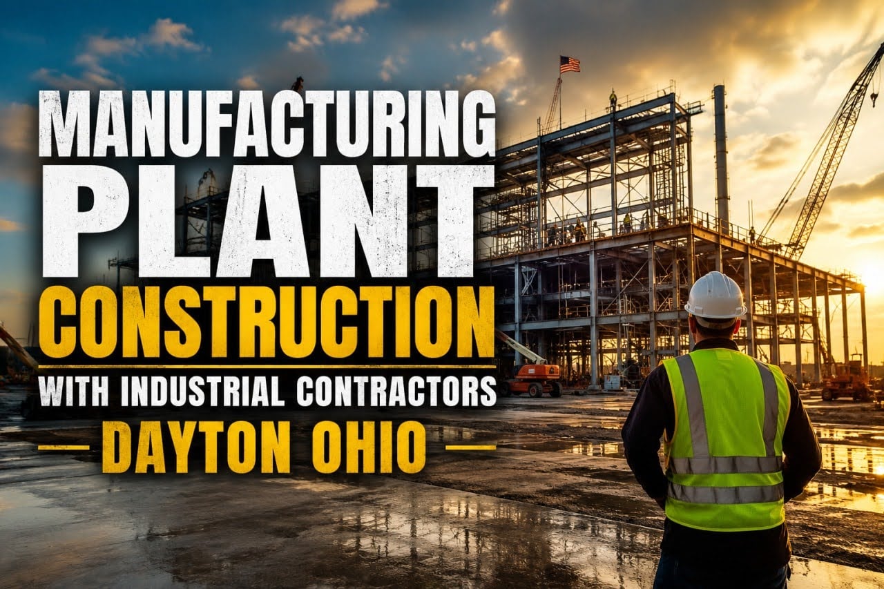 Manufacturing Plant Construction with Industrial Contractors Dayton Ohio