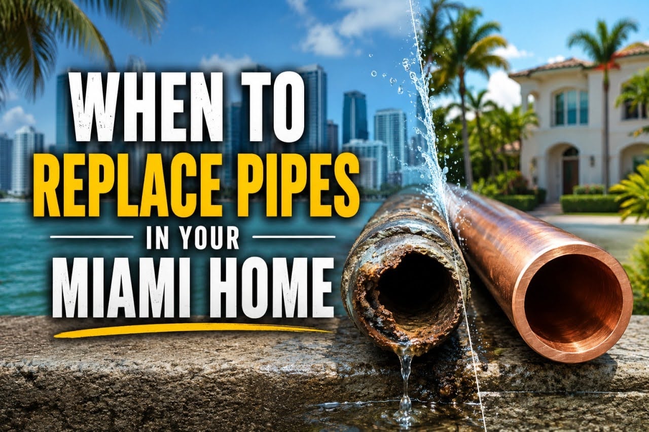 When to Replace Pipes in Your Miami Home